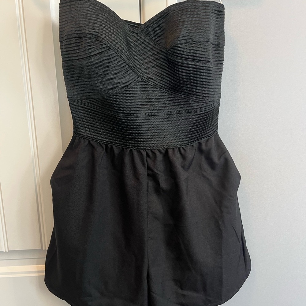 WOW Couture Black Strapless Jumper S